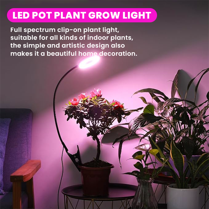 LIMETOW® Full Spectrum Clip Plant Growing Light