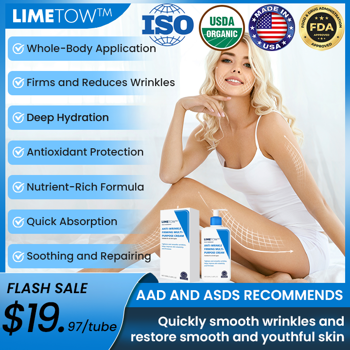 Made and Shipped from USA✨LIMETOW™ Anti-Wrinkle Firming Multi-Purpose Cream(🔥LAST DAY 50% OFF)💄
