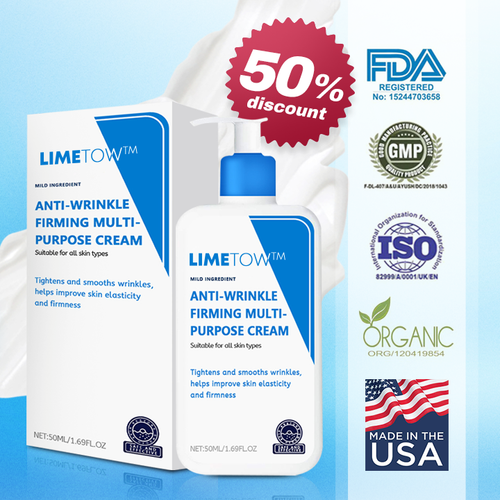 Made and Shipped from USA✨LIMETOW™ Anti-Wrinkle Firming Multi-Purpose Cream(🔥LAST DAY 50% OFF)💄