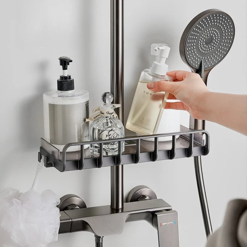 🔥HOT SALE🔥Adjustable Metal Shower Caddy: Easy Installation & Cleaning