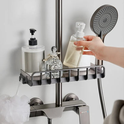 🔥HOT SALE🔥Adjustable Metal Shower Caddy: Easy Installation & Cleaning