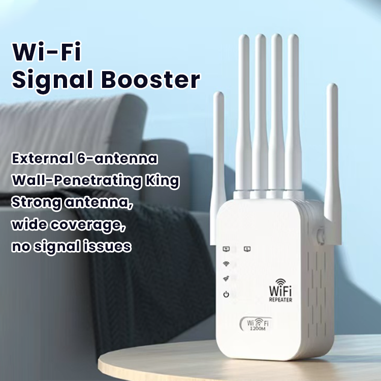 LIMETOW® 🔥📶WiFi Extender 6-Antenna Strong Signal🚀⚡