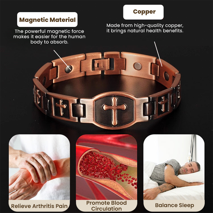 LIMETOW® Magnetic Cross Bracelet