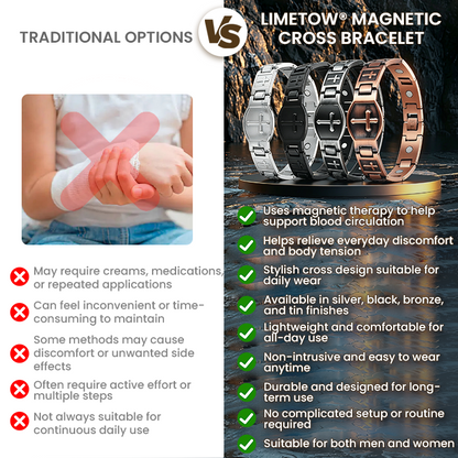 LIMETOW® Magnetic Cross Bracelet