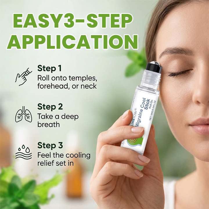LIMETOW® Migraine Cool Stick Roll-On