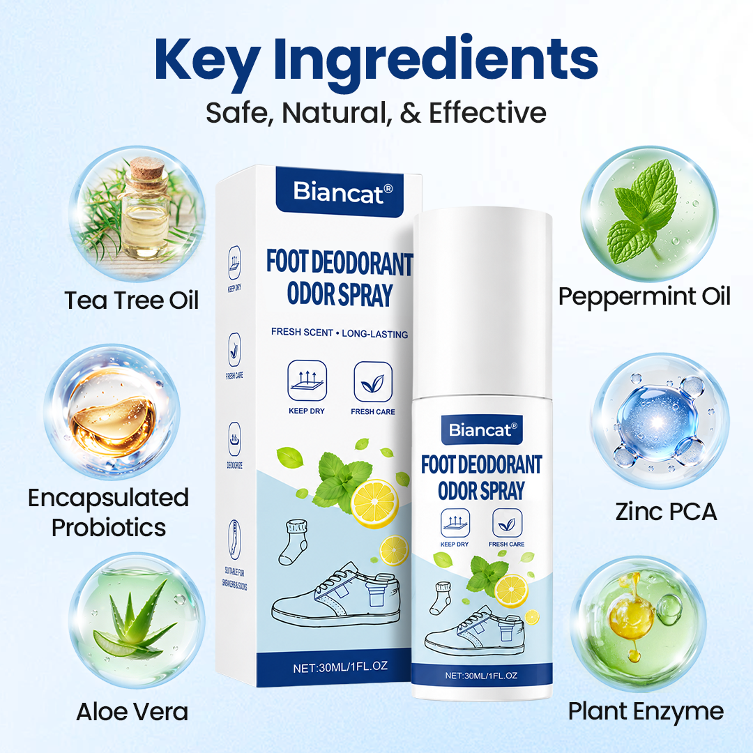 LIMETOW® Foot Deodorant Odor Spray