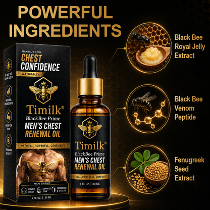 Timilk® BlackBee Prime Men's Chest Renewal Oil🔥🔥