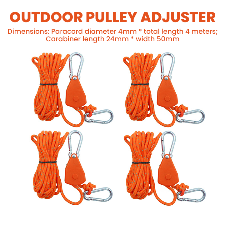 LIMETOW® Outdoor Pulley Adjuster – Fast Tension Control for Smarter Campsites!