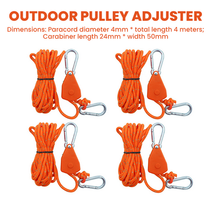 LIMETOW® Outdoor Pulley Adjuster – Fast Tension Control for Smarter Campsites!