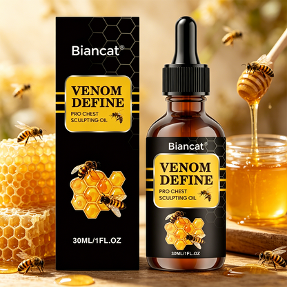 🔥 MEN’S CHEST-CONTOUR UPGRADE💪LIMETOW® VenomDefine Pro Chest Sculpting Oil 🐝 Daily Bee Venom Support for a Firmer-Looking, More Defined Chest