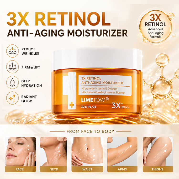 LIMETOW® 3X Retinol Anti-Aging Moisturizer Cream