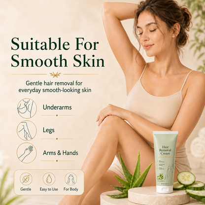 LAST DAY -BUY 1 GET 1 FREE🤩 Painless Depilatory Cream – No Razor Bumps, No Harsh Odor