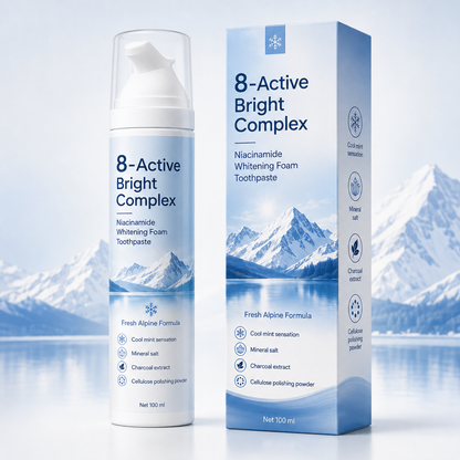LIMETOW® [Professional Grade] Niacinamide Foaming Toothpaste 8X