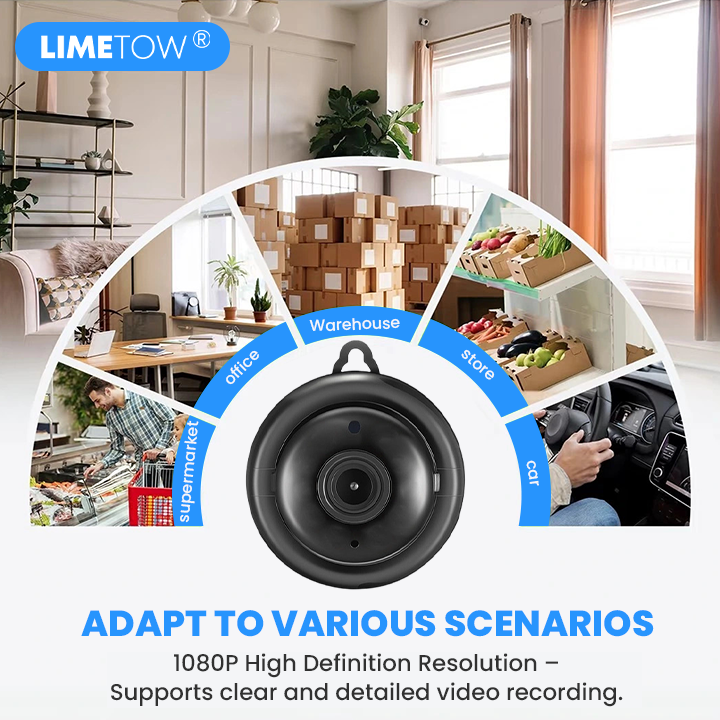 LIMETOW® Mini WIFI Camera 1080P HD – Night Vision Included
