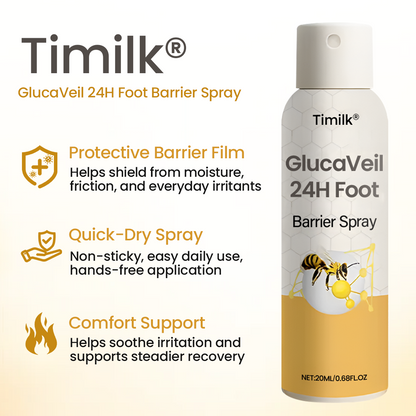 LIMETOW® GlucaVeil 24H Foot Barrier Spray