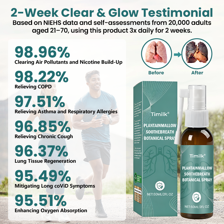 LIMETOW® PlantainMallow SootheBreath Botanical Spray