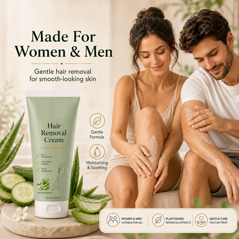 LAST DAY -BUY 1 GET 1 FREE🤩 Painless Depilatory Cream – No Razor Bumps, No Harsh Odor