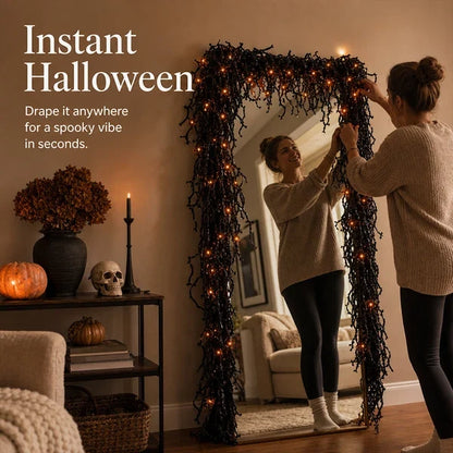 🎃 Spooky Chic: Halloween Fireplace Decor Set 👻