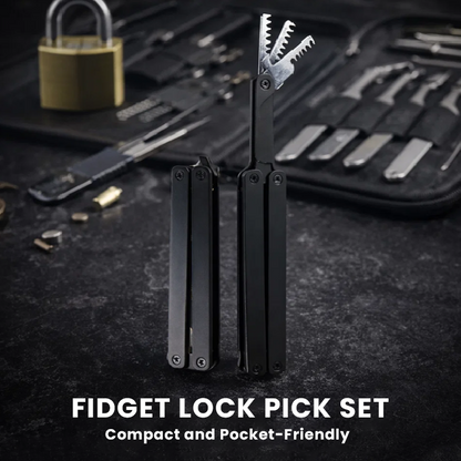 LIMETOW® Fidget Lock Pick Set – Compact Folding Tool for Focused Fidgeting & Lock-Sport Practice