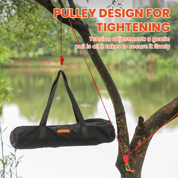 LIMETOW® Outdoor Pulley Adjuster – Fast Tension Control for Smarter Campsites!