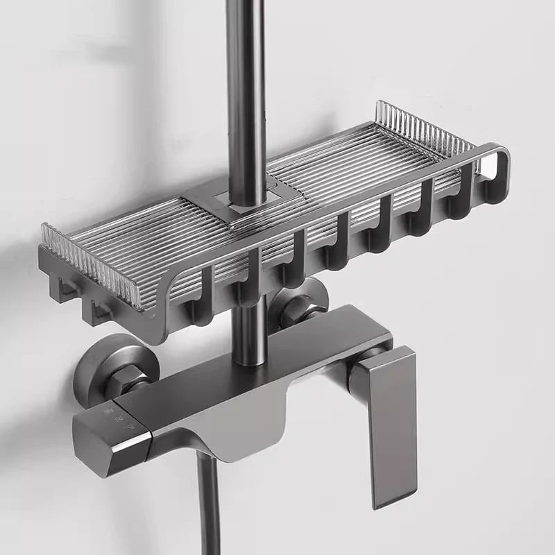 🔥HOT SALE🔥Adjustable Metal Shower Caddy: Easy Installation & Cleaning