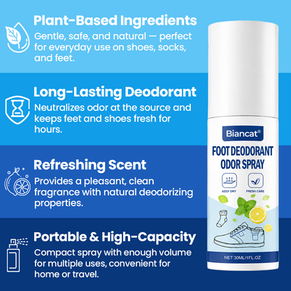 LIMETOW® Foot Deodorant Odor Spray