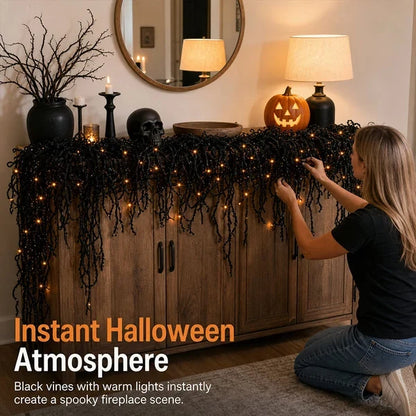 🎃 Spooky Chic: Halloween Fireplace Decor Set 👻