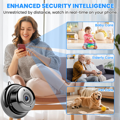 LIMETOW® Mini WIFI Camera 1080P HD – Night Vision Included