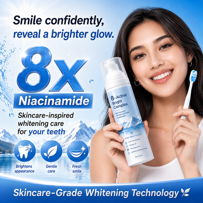LIMETOW® [Professional Grade] Niacinamide Foaming Toothpaste 8X