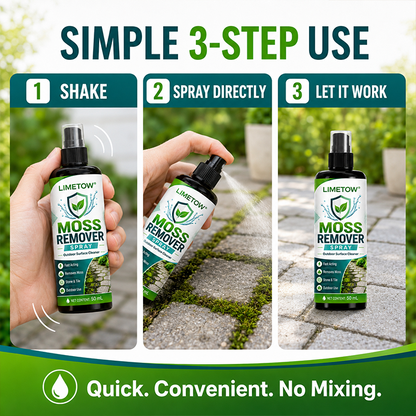 LIMETOW® MOSS REMOVER VS. ORDINARY OUTDOOR CLEANERS