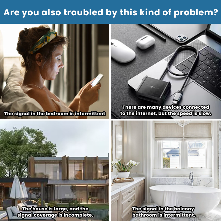 LIMETOW® 🔥📶WiFi Extender 6-Antenna Strong Signal🚀⚡