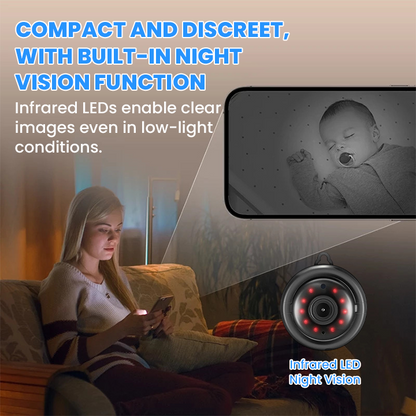 LIMETOW® Mini WIFI Camera 1080P HD – Night Vision Included