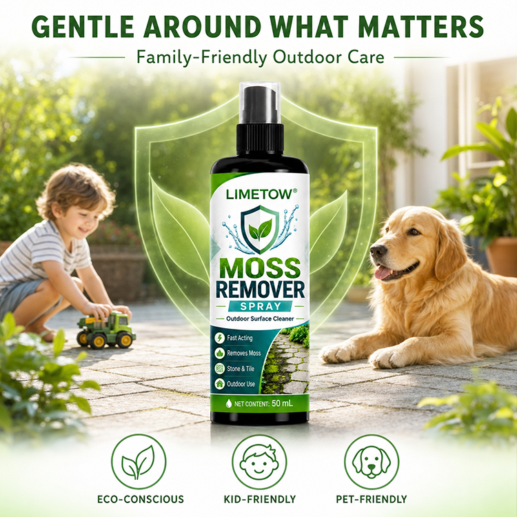 LIMETOW® MOSS REMOVER VS. ORDINARY OUTDOOR CLEANERS