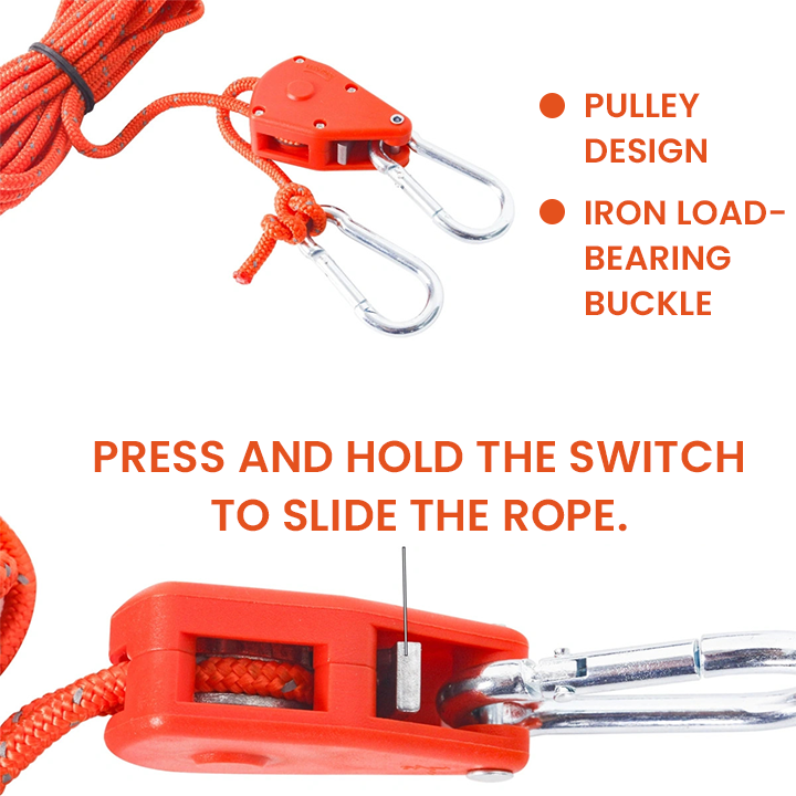 LIMETOW® Outdoor Pulley Adjuster – Fast Tension Control for Smarter Campsites!