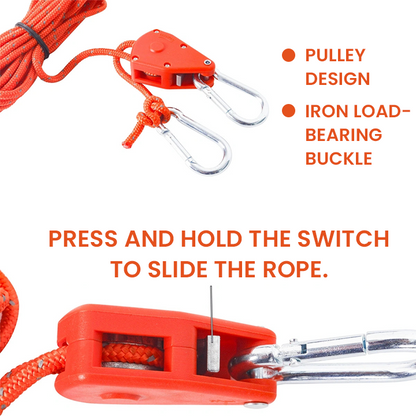 LIMETOW® Outdoor Pulley Adjuster – Fast Tension Control for Smarter Campsites!