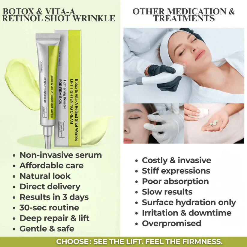 👏🌿Made and shipped from the USA 💫Botox & Vita-A Retinol Shot Wrinkle-Lift Tightening cream - Last Day Promotion 50% OFF