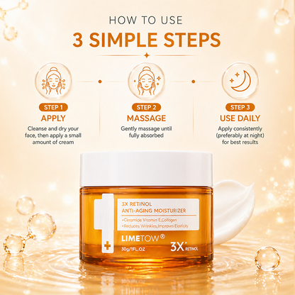 LIMETOW® 3X Retinol Anti-Aging Moisturizer Cream