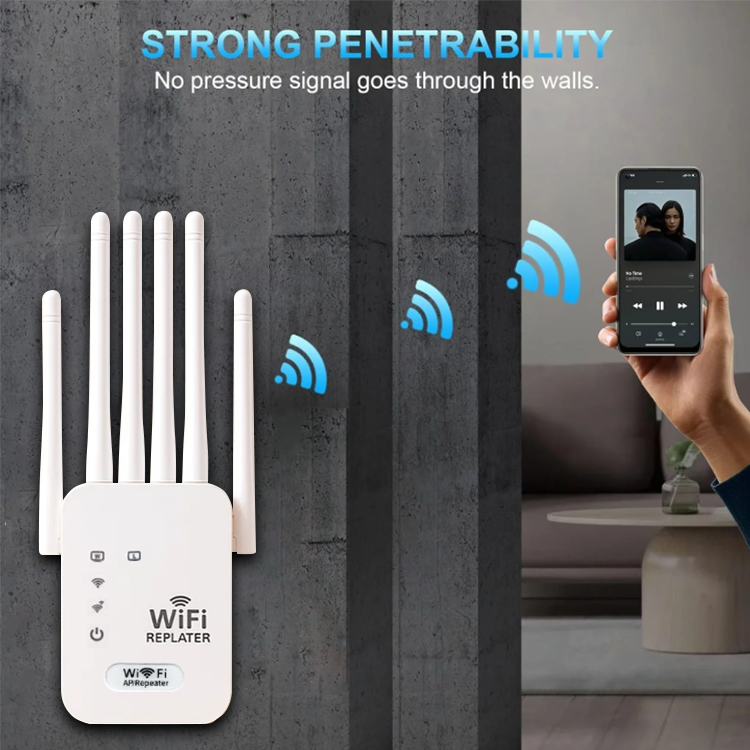LIMETOW® 🔥📶WiFi Extender 6-Antenna Strong Signal🚀⚡