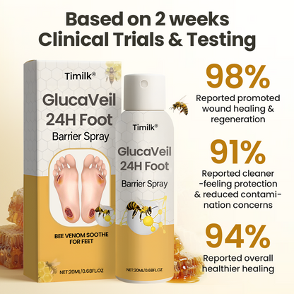 LIMETOW® GlucaVeil 24H Foot Barrier Spray