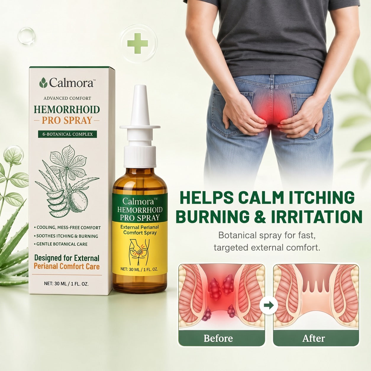 Calmora™ Advanced Comfort Hemorrhoid PRO Spray