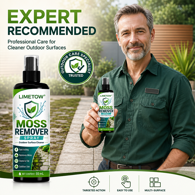 LIMETOW® MOSS REMOVER VS. ORDINARY OUTDOOR CLEANERS