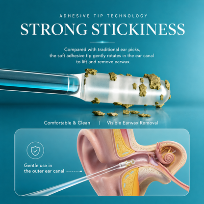 Sticky Ear Cleaning Sticks – Gentle & Effective Earwax Removal Tool