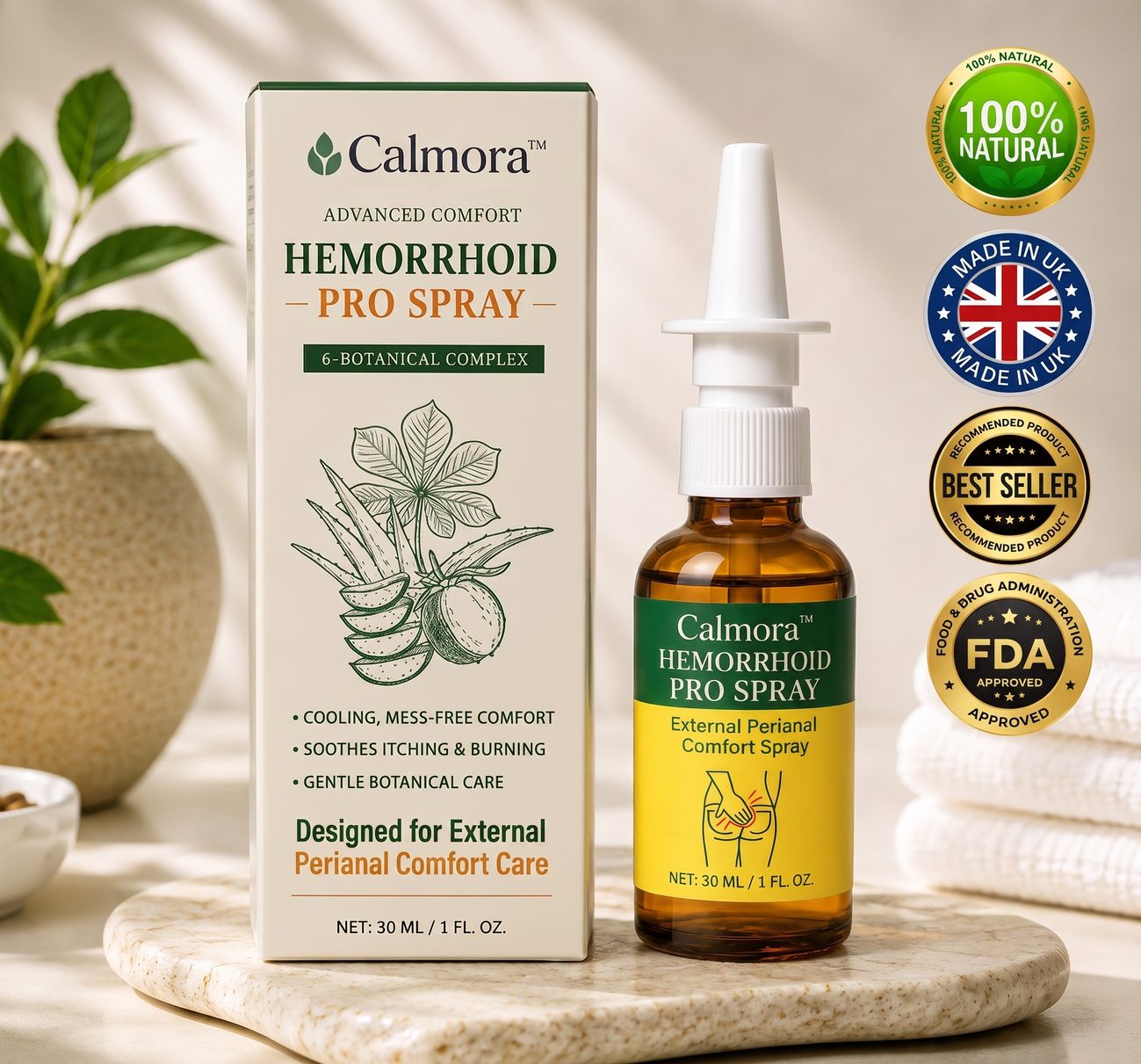 Calmora™ Advanced Comfort Hemorrhoid PRO Spray