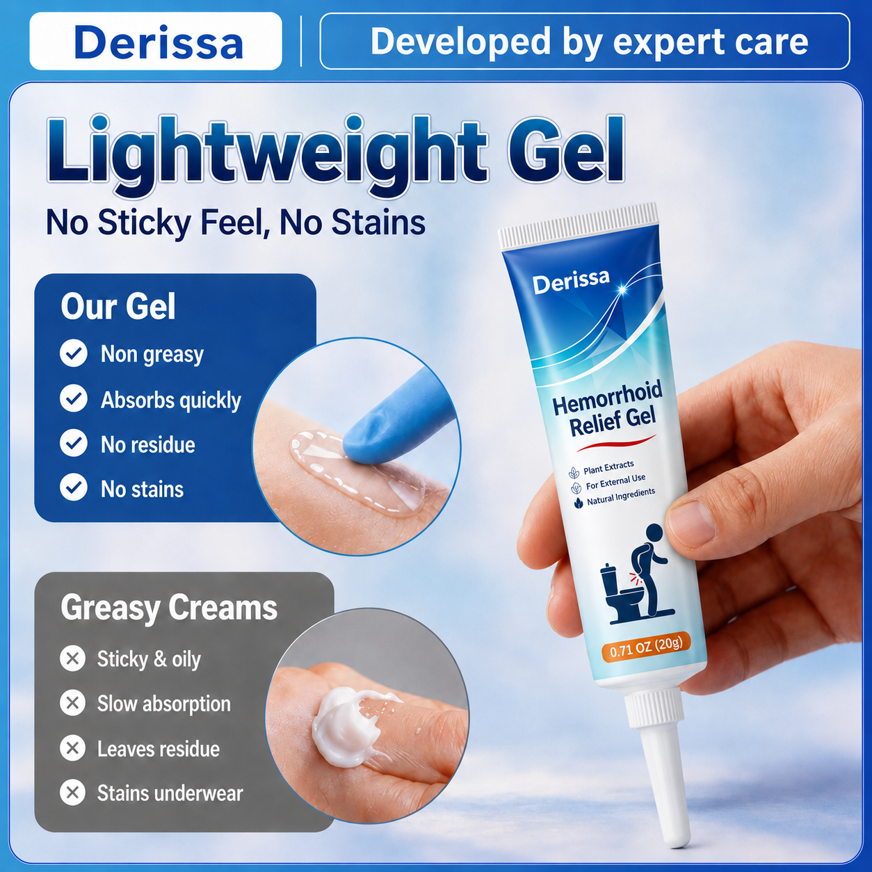 Soothing Care Cream for Sensitive Skin, Gentle Daily Comfort Formula