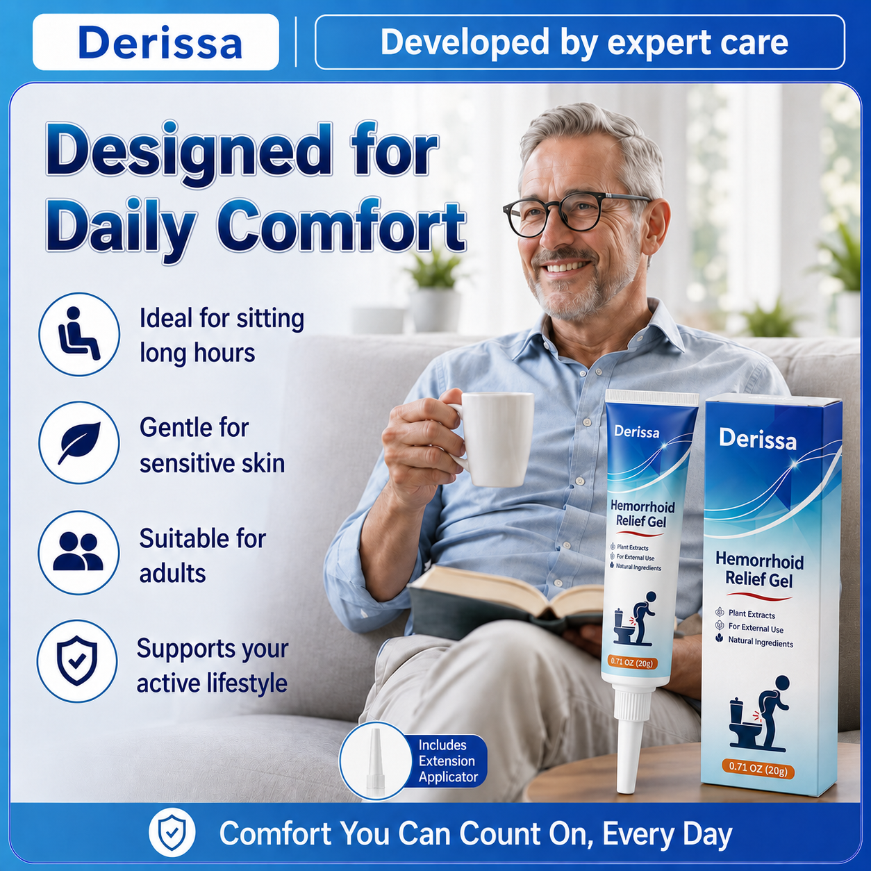 Soothing Care Cream for Sensitive Skin, Gentle Daily Comfort Formula