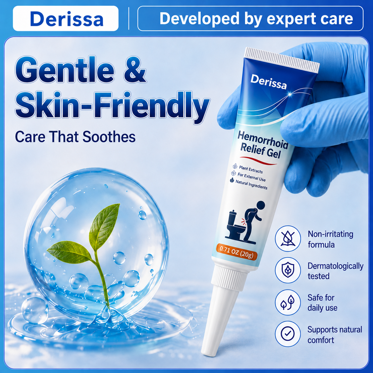 Soothing Care Cream for Sensitive Skin, Gentle Daily Comfort Formula