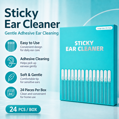 Sticky Ear Cleaning Sticks – Gentle & Effective Earwax Removal Tool