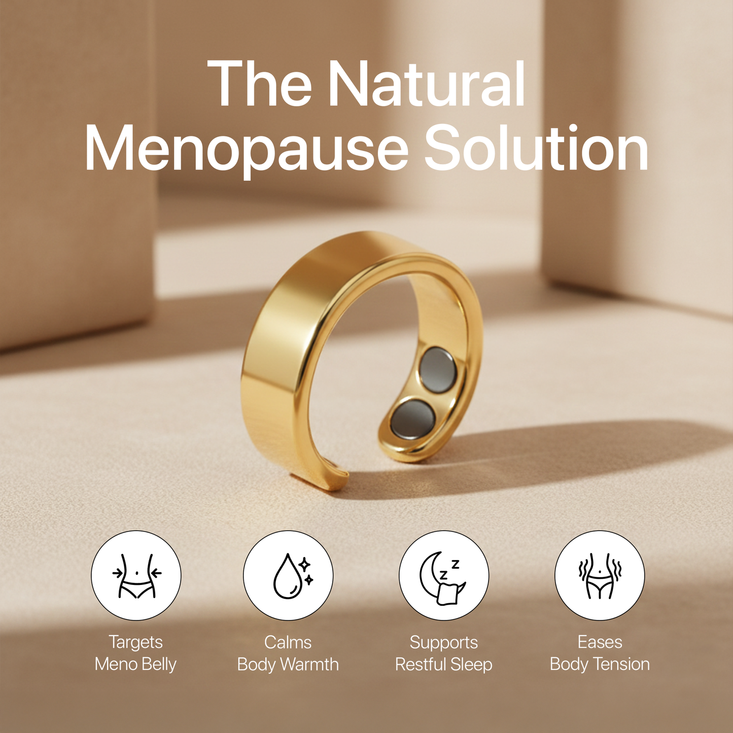 The First Ring Designed to Help Women Over 45 Get Relief From Stress, Poor Sleep, Anxiety and stubborn weight.