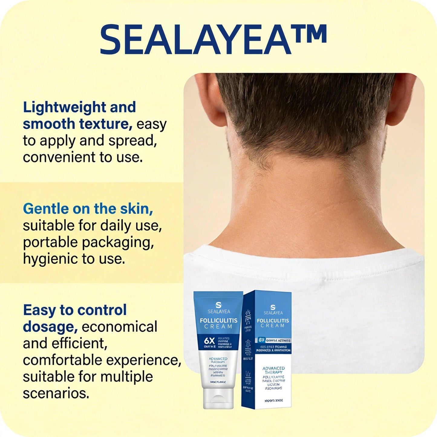 LIMETOW®Tired of Painful Bumps? This Cream Calms Folliculitis Fast