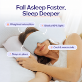 Mellow Sleep | Lights Out Weighted Eye Mask 🫧